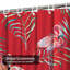Rideau de douche en tissu exotique avec 12 crochets-1254165686