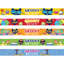 Edupress Pete the Cat - Groovy Birthday Slap Bracelets, 10 par paquet, 6 paquets