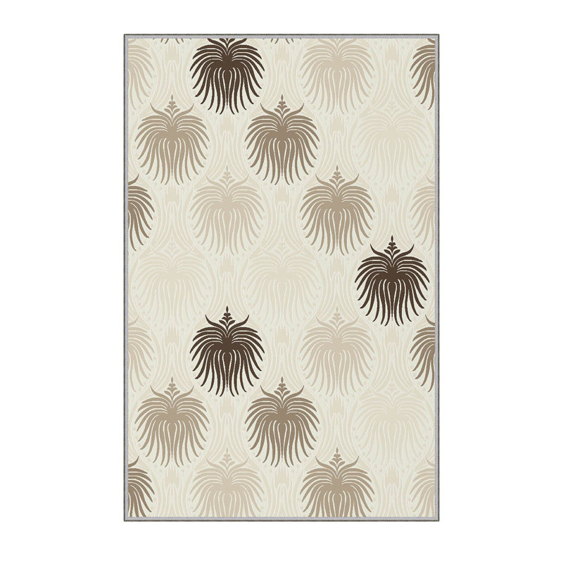 Antibacterial Hall Carpet, 3D Digital Printed, 3.3 x 4.9 ft | 100% Polyester, 0.3 in Pile Height, Non-Slip Underside, Machine Washable, Durable & Easy Care | Perfect for Living Room, Entryway & Home Décor