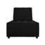 Fauteuil d'appoint carré touffeté en lin Lancy-1688445773