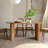 Brown Oval Solid Wood Dining Table-824696693