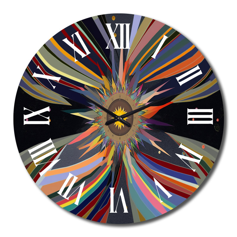 Horloge murale en métal, Très grand