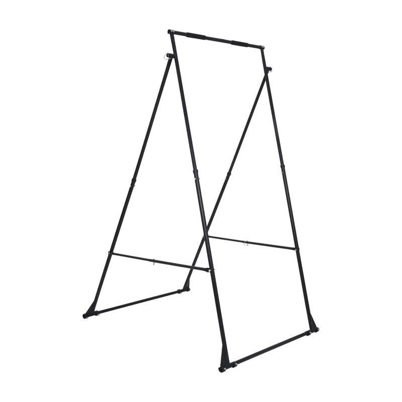 Balançoire de yoga aérienne robuste avec cadre de hamac réglable, plate-forme d'inversion en acier portable pour la maison et le studio