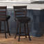 Tabouret de bar pivotant à hauteur échelle de qualité commerciale avec siège rembourré et rembourré-302501648-302501663