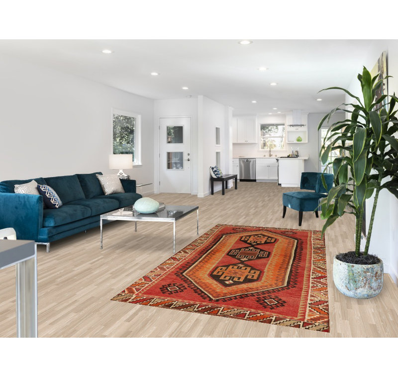 Tapis traditionnel géométrique 4 x 8