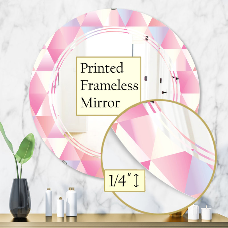 Miroir mural Triple C, H 31,5 po x l po, Triple C diamant VI