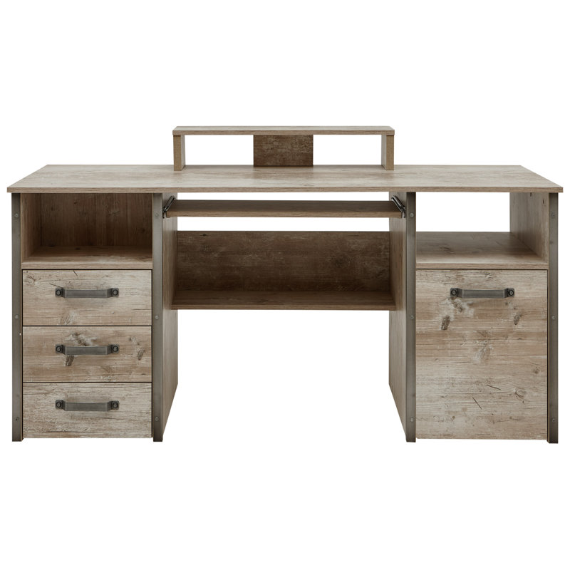 Harkon Computer Desk, Tan