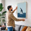 Breaching Whale Coastal - Wrapped Canvas-101625723-101625698