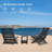 Smilja Foldable Outdoor Adirondack Chair-245000125