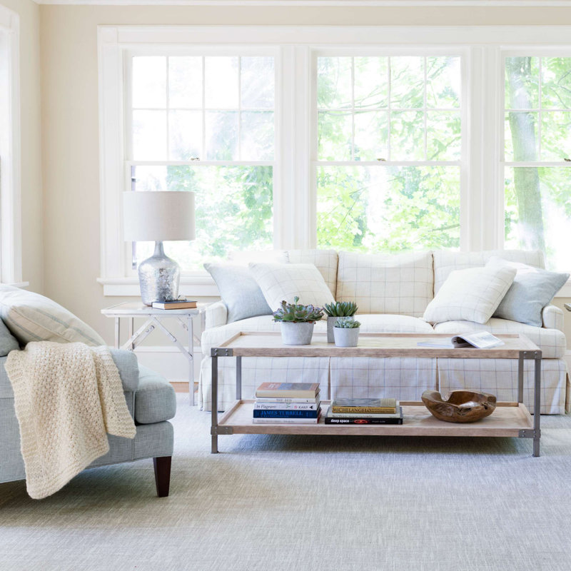 Crosshatch Dove Grey Hand Micro Hooked Wool Rug, Rectangle 4' x 6'