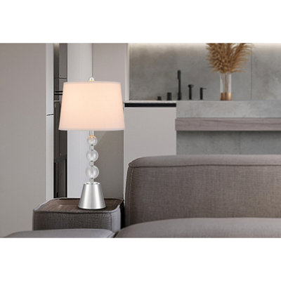 Lampe de table en verre Desantiago
