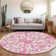 Premium Machine Washable Prisco Blush Rug