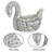 Cement Planters for Outdoor Plants Succulent Pots Indoor Herb Plant Pots Concrete Swan Statue Tabletop Garden Balcony Decor-791817702