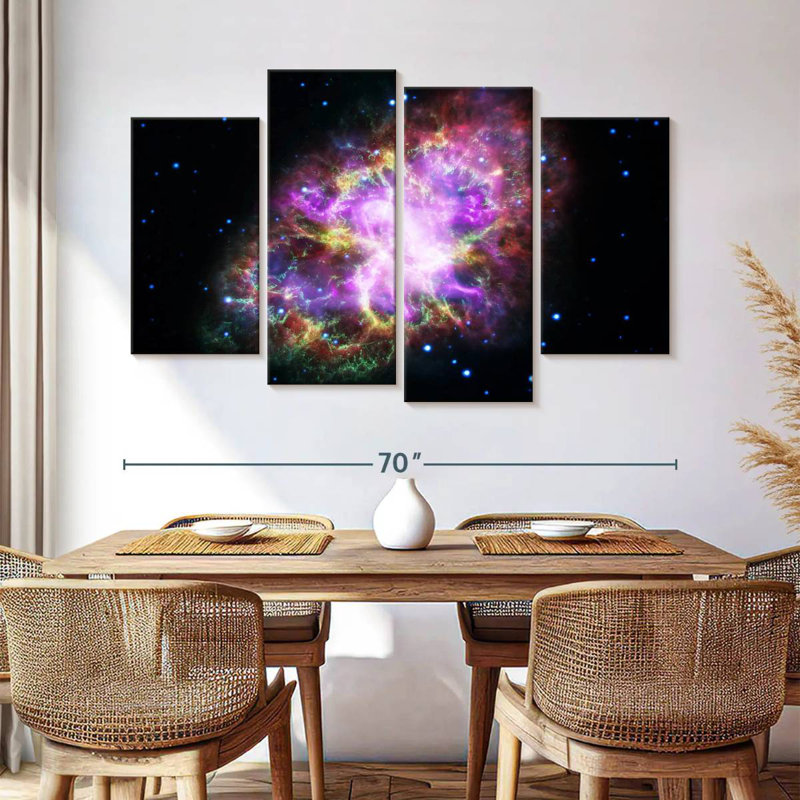Oberle Sparkling Crab Nebula, 42" H x 68" W