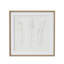 Solli White Feathers Art Mounted In Beaded Frame 29 Piece Single Picture Frame Wall Art on Canvas