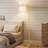 62.8“ Double Linen Drum Lampshade Arc Floor Lamp-2017686778