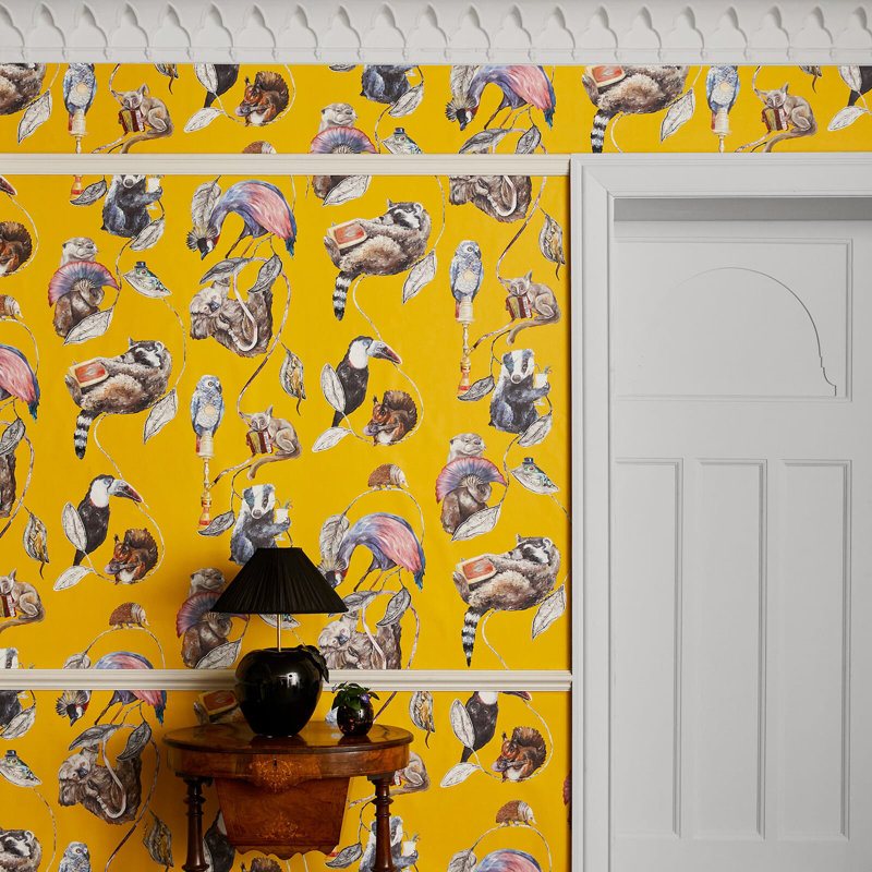 Hackney Empire Wallpaper, White