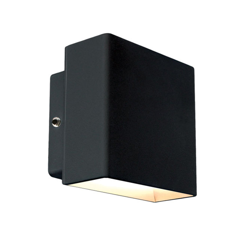 Mosley Integrated LED Outdoor Flush Mount, Black