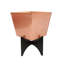 Pot à fleurs en acier galvanisé Zaha I-61508544