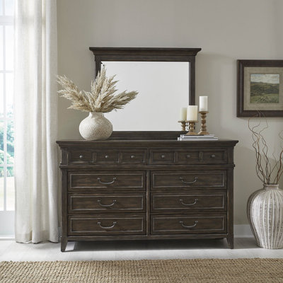 Paradise Valley 8 - Drawer Dresser with Mirror -  Liberty Furniture, LFI297-BR-DM