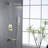 Topcraft 10 Inch Rain Shower System with Rough-In Valve & Handheld Shower