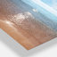 «Serene Seascape with Bright Sun Modern Beach», reproduction de photo sur toile tendue-18296680-33187042