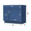Base de meuble-lavabo simple 36 po Hibbitts seulement-845291388