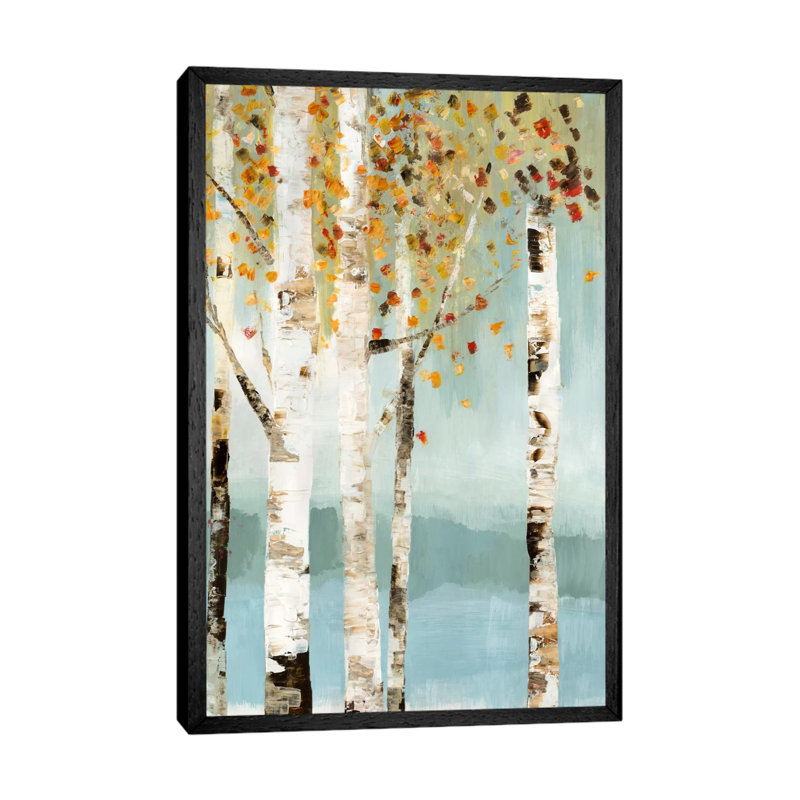 Lookout I by Allison Pearce - Painting on Canvas, 66.04 cm H x 45.72 cm W, Black Framed Canvas