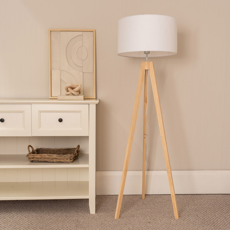Barneveld 150cm Tripod Floor Lamp, White