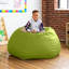 Fauteuil à billes Jaxx Gumdrop de qualité commerciale pour environnement éducatif, grand format - vinyle de qualité supérieure - vert-1712744394-1712744392