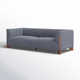 Wanetta 88'' Upholstered Sofa With Solid Wood Leg
