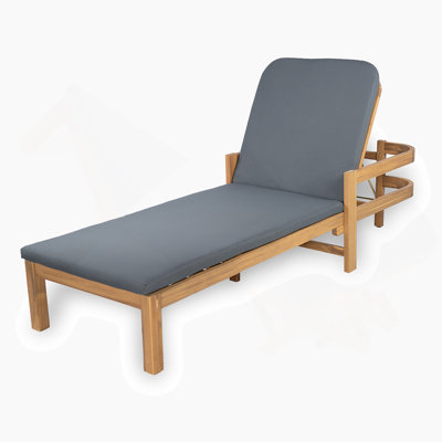 Chaise longue d'extérieur en bois