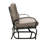 Cozy Patio Glider Bench - Outdoor Rocking Loveseat with Sturdy Frame and Cushion Seats-418391202