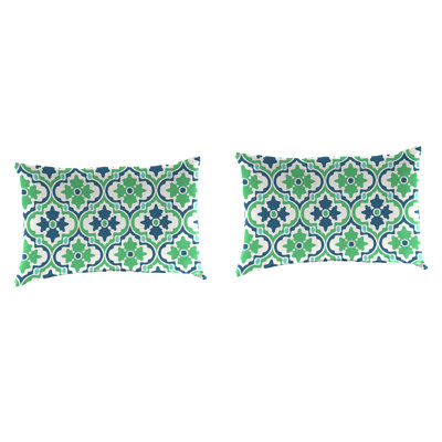 18" x 12" Outdoor Lumbar Throw Pillow (Set of 2) by Red Barrel Studio