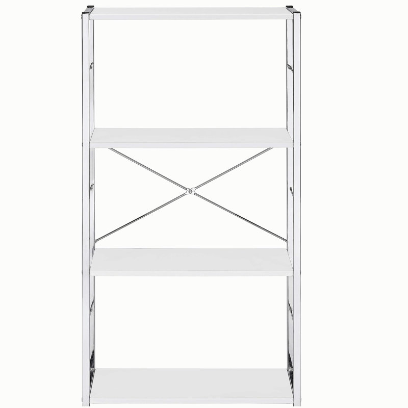 4-Tier Rectangular Bookshelf, (4 Shelves) 42.5"H x 24.5"W x 11.5"D