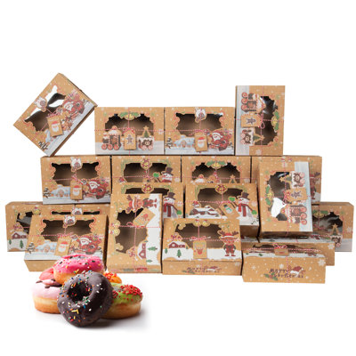 Paper Christmas Cake & Cupcake Accessories