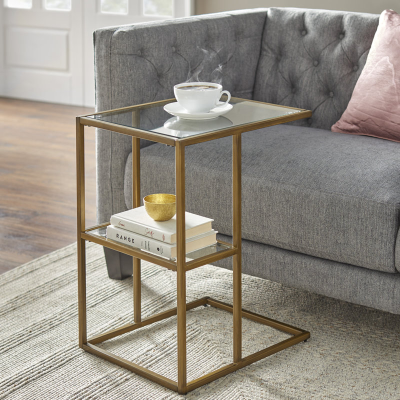 Table de bout en verre Fidenzio