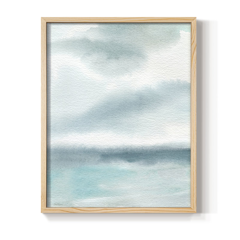 Seaside Sanctuary II, reproduction encadrée - bois massif, Naturel, H 11 po x l 9 po