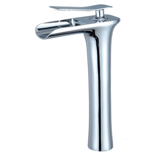 Single-Hole Single-handle Bathroom Faucet with Drain Assembly