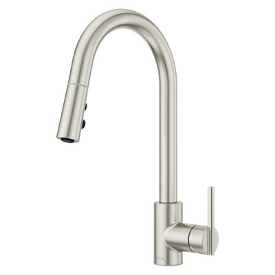Brislin Pull-Down Kitchen Faucet in Stainless Steel
