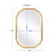 Miroir biseauté pleine grandeur traditionnel Everly-60553678