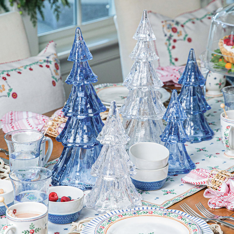 Berry & Thread Tree Set, 16" H x 8" W x 8" D, Clear