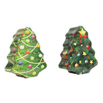 FUN New Old Stock Vintage Handi-Foil 2pc Christmas Tree Holiday Baking Pans