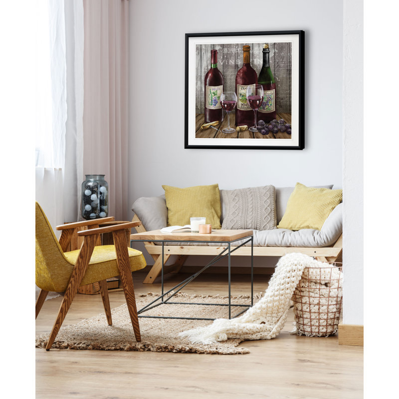 Delicieuse II - reproduction de peinture encadrée, H 17,5 po x l 17,5 po x P 1,5 po
