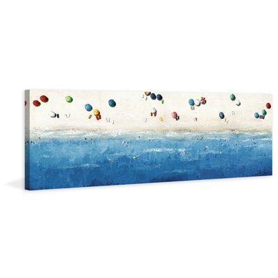 Beach Getaway - peinture panoramique sur toile tendue