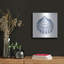 Art mural en métal «Shells 3 Blue And White» par Kathleen Parr-106416832