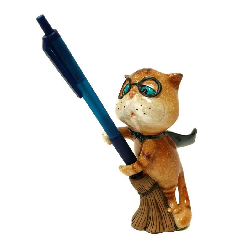 Porte-stylo pour chat Scottie
