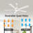 Bascio 5-Blade LED Ceiling Fan-277258633-275113336-280546445
