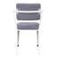 Chaise de bureau rembourrée à dossier ouvert-133400989