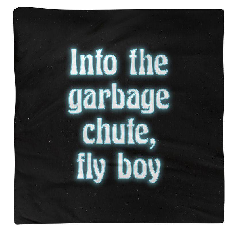 Serviette pour citation d’humour space, Polyester, L 10 po x l 10 po